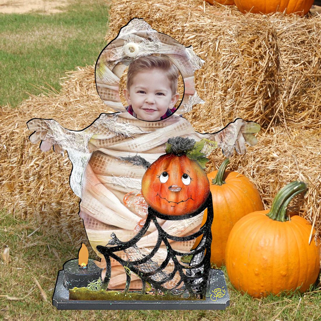 Mummy Halloween Outdoor Decor by Jamie Mills-Price - Thanksgiving Halloween Decor - 8457406FP-0