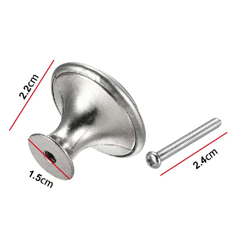 Cabinet Knobs Silver 2 Pack, Stainless Steel Cupboard Drawer Pull Handles image 12