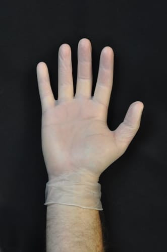 Vinyl Exam Gloves Powder-Free Cs/10 Boxes   Small-0