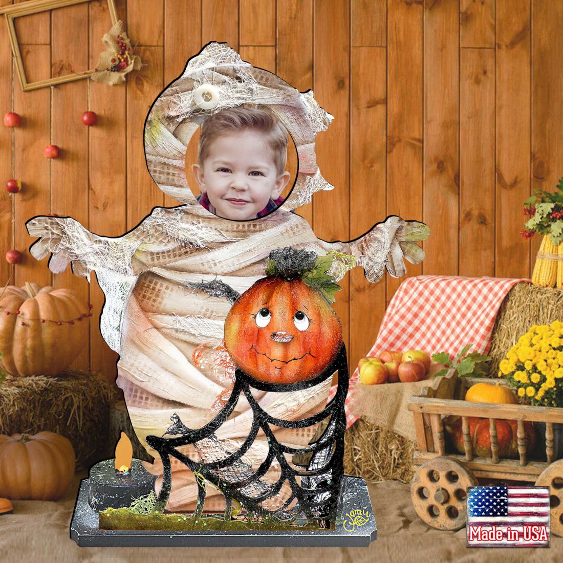 Mummy Halloween Outdoor Decor by Jamie Mills-Price - Thanksgiving Halloween Decor - 8457406FP-2