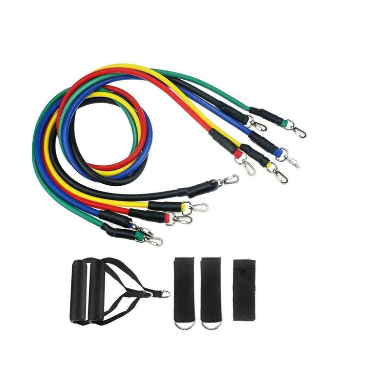 Resistance Bands Set 5 Pack with Handles, Home Gym Strength Training Kit image 0