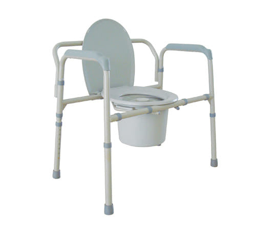 Bariatric Folding Commode 650 lb. Capacity-0