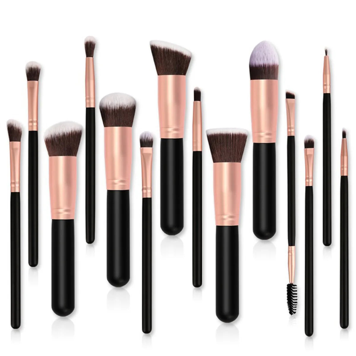 14Pcs Makeup Brush Set with Free Sponge