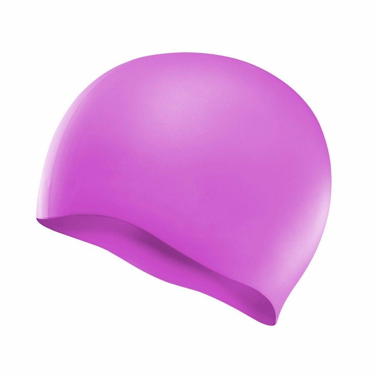 Silicone Swimming Cap, One Size Waterproof Swim Hat for Adults image 1