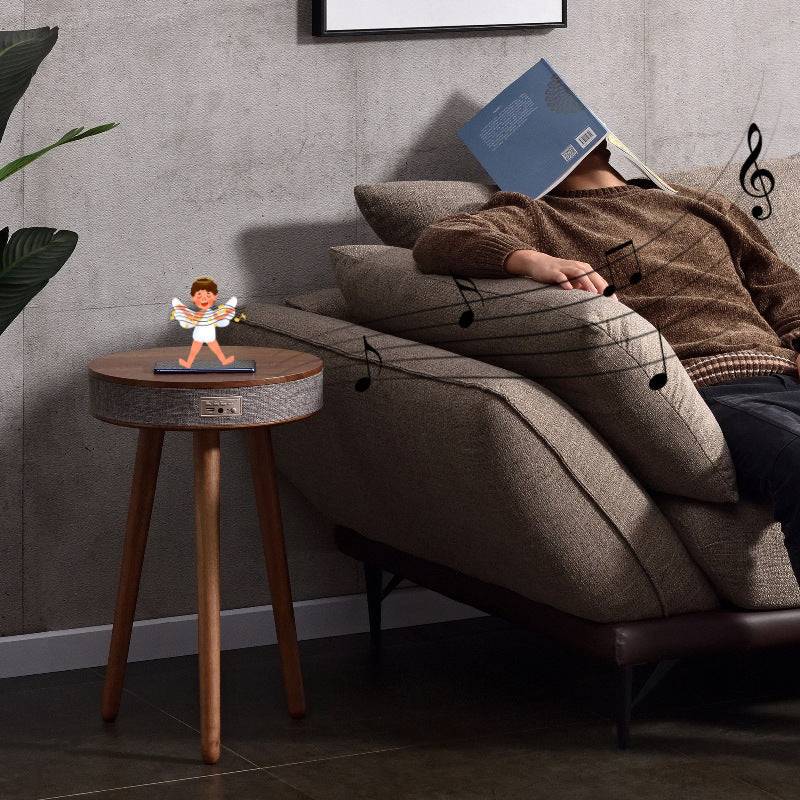 Round Speaker Table Charger-1
