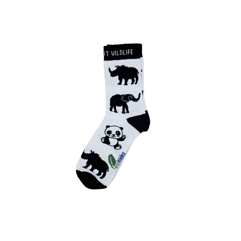WILD ABOUT WILDLIFE ORGANIC COTTON KIDS SOCKS