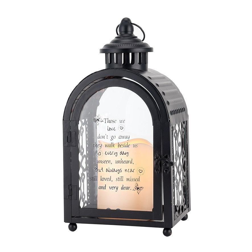 11''High Remembrance Lantern with Memorial Poem Bereavement Sympathy Gift Memorial Lantern-3