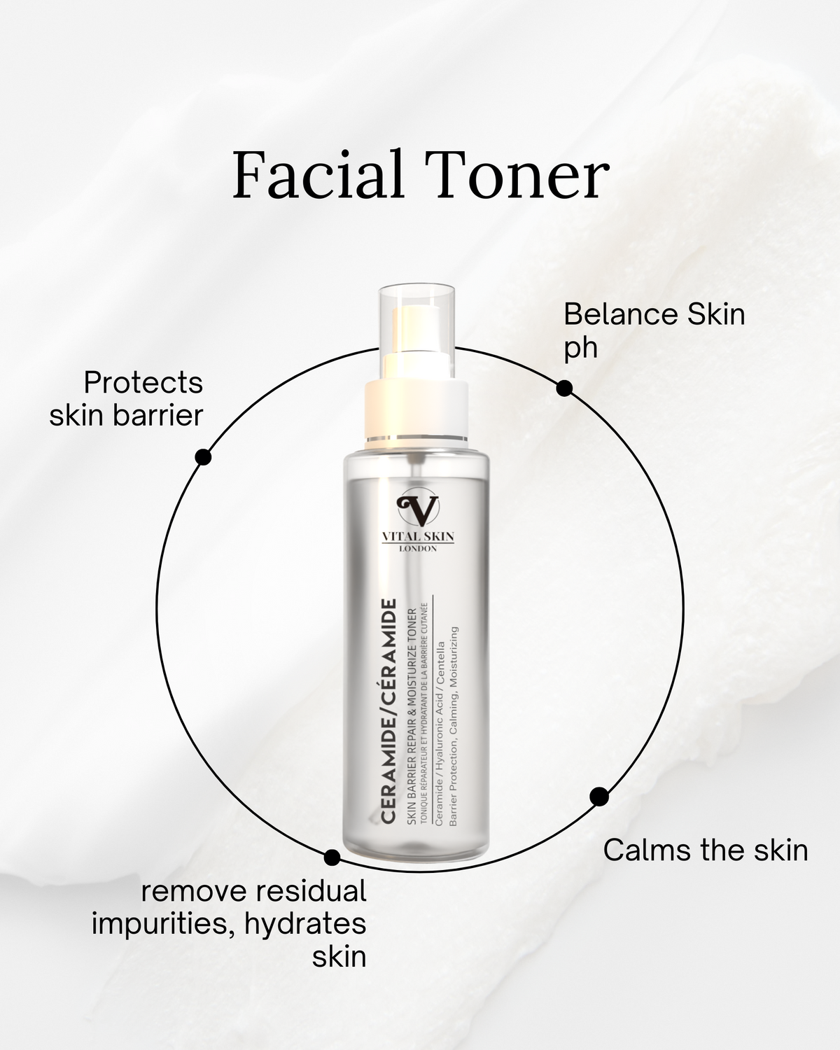 Ceramide Skin Repair & Moisturizing Toner