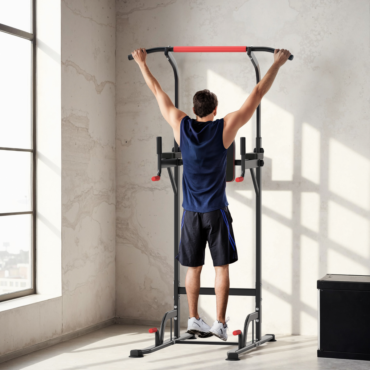 Power Tower Station Pull Up Bar for Home Gym Workout Equipment