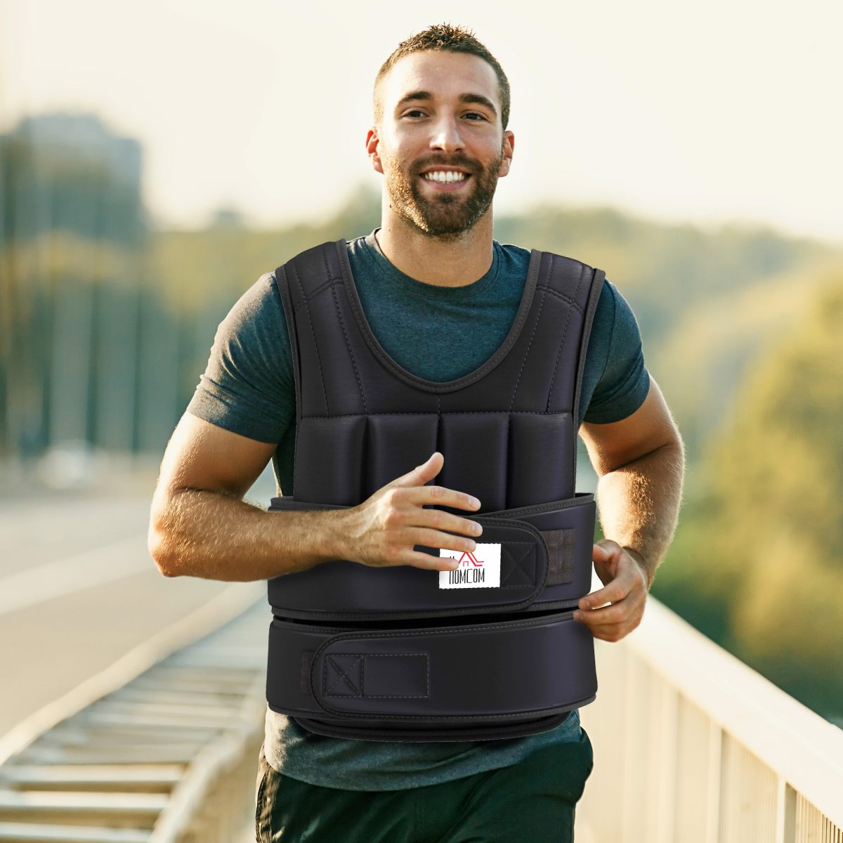 20kgs Adjustable Weight Vest Running Gym Training Weight Loss