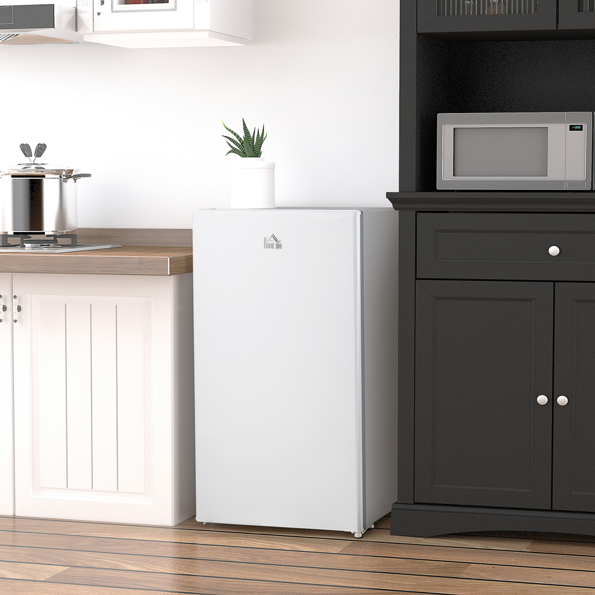 91L Freestanding Under Counter Fridge with Chiller Box Reversible Door