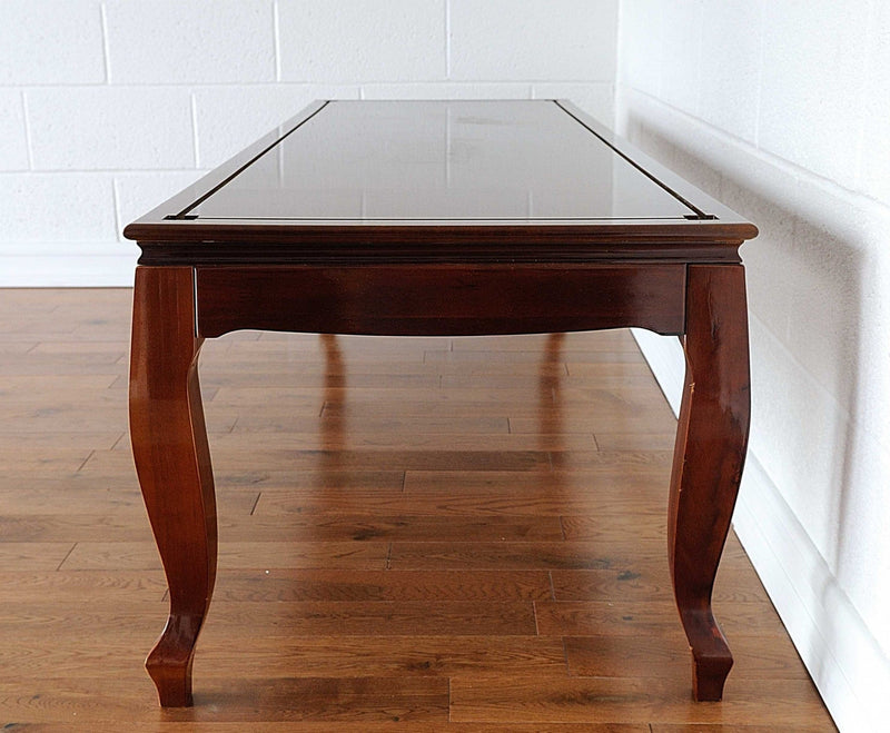 23" Dark Brown Glass Standard Display Stand-0