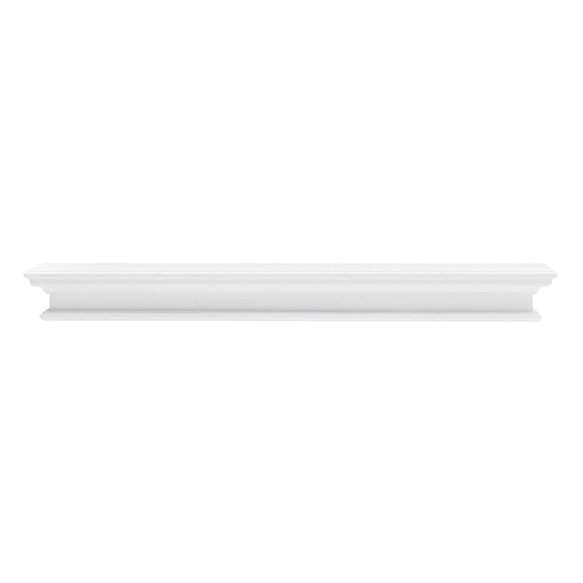 47" Classic White XL Floating Wall Shelf-0