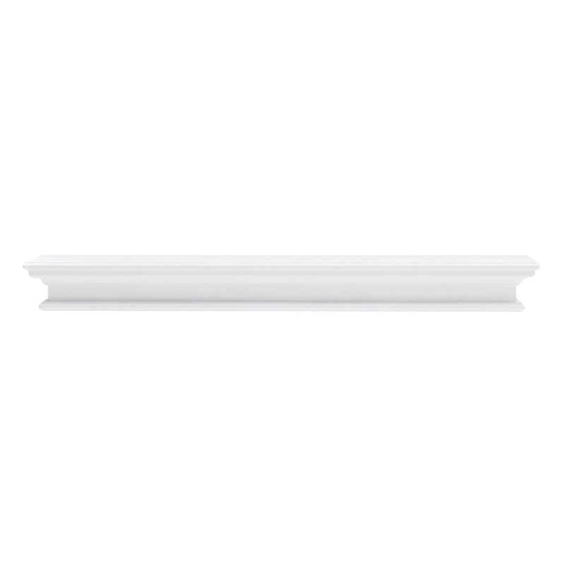 47" Classic White XL Floating Wall Shelf-0