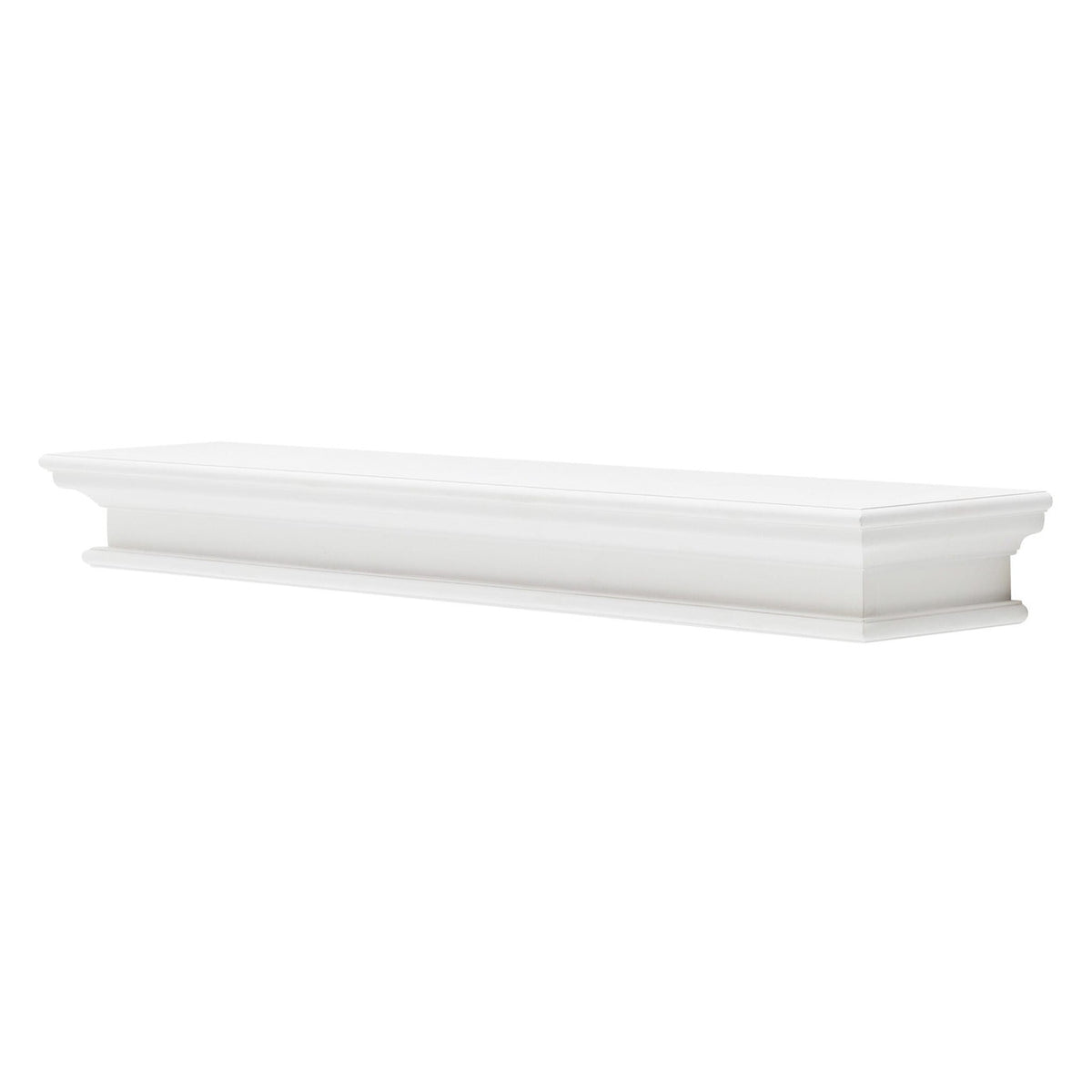 47" Classic White XL Floating Wall Shelf-1