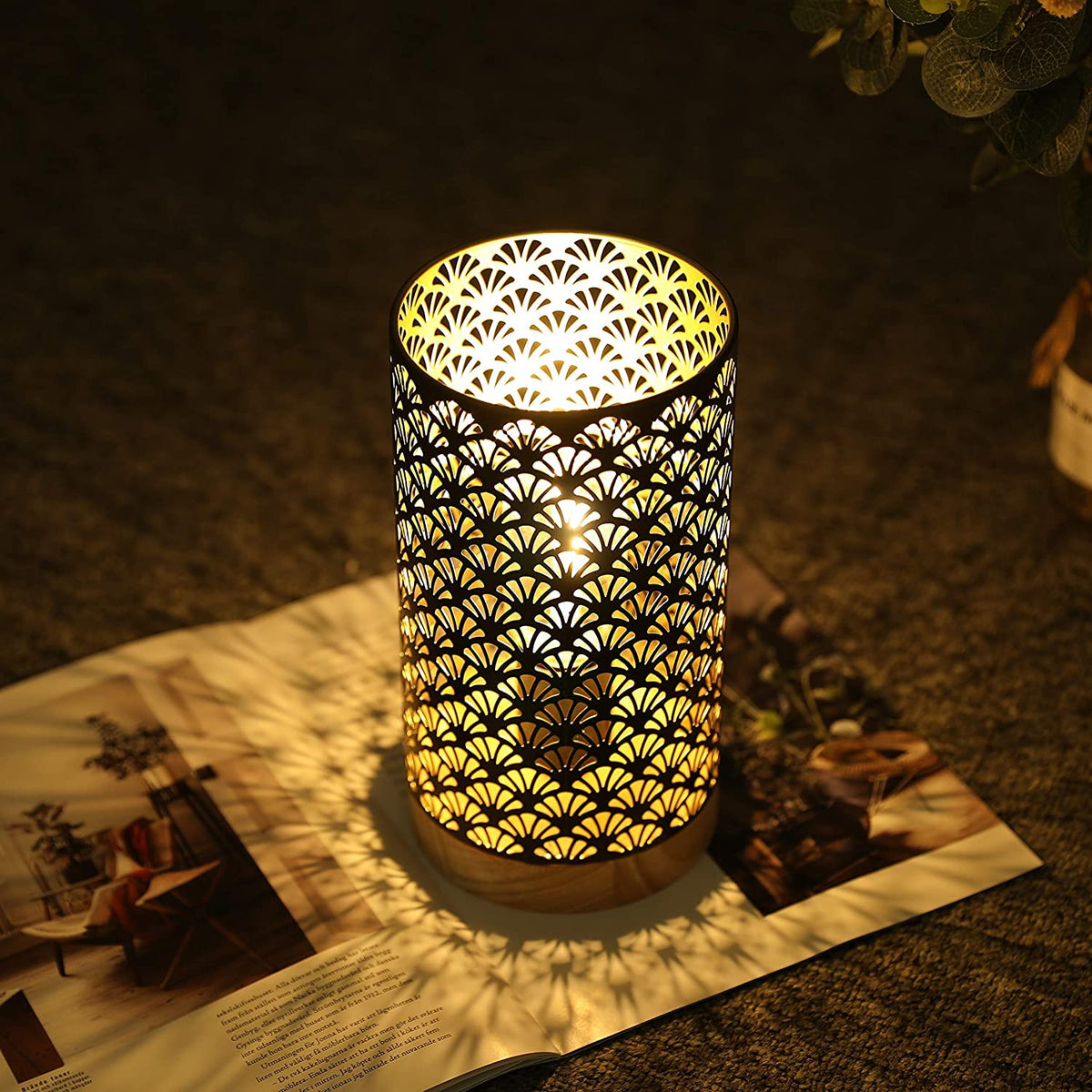 7.5''High Metal Lamp Accent Cordless Lamp-2