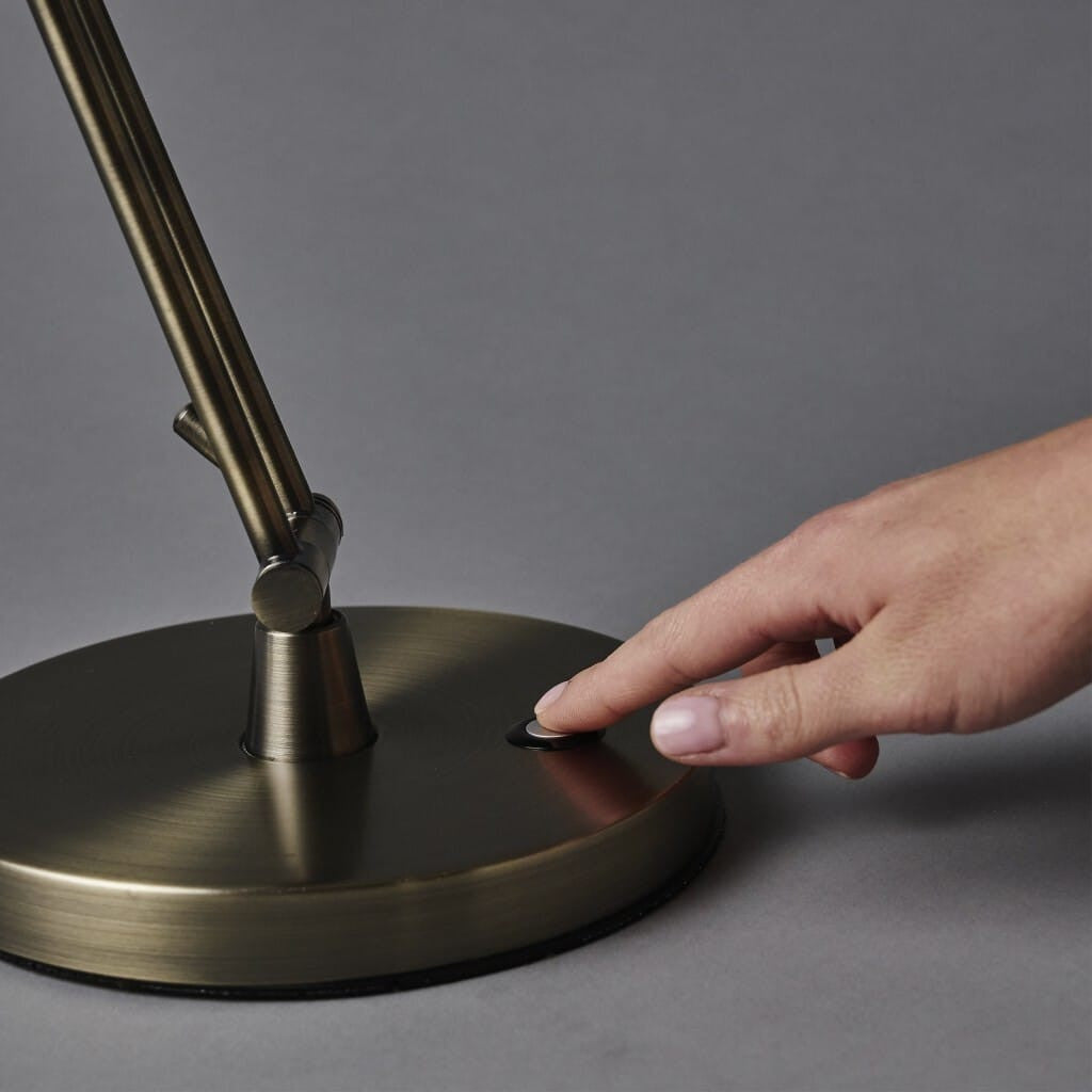 Antiqued Bronze LED Adjustable Desk Lamp-1