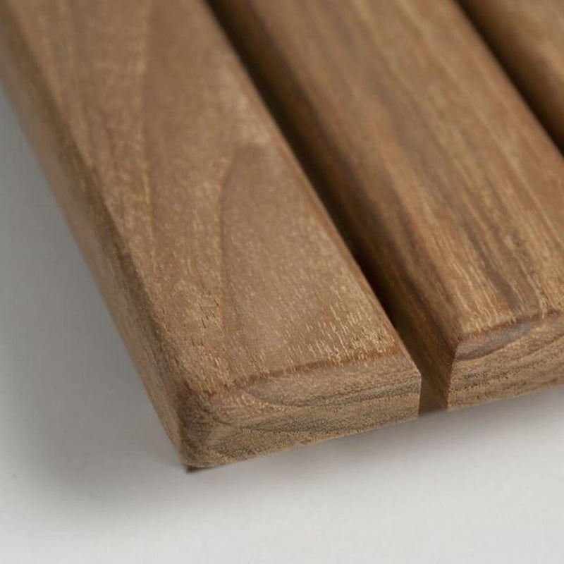 32" Premium Teak Shower Bath Mat-0