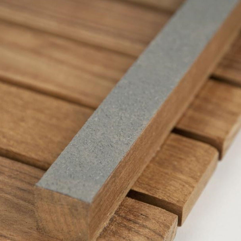 32" Premium Teak Shower Bath Mat-3