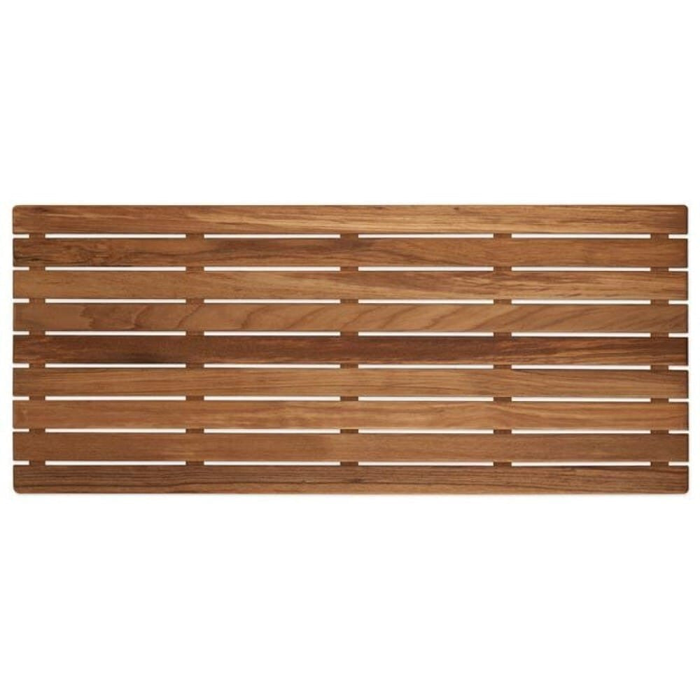 32" Premium Teak Shower Bath Mat-5