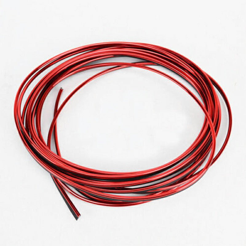 Car Edge Gap Trim Silver 5m, Universal Interior Moulding Garnish Strip image 1