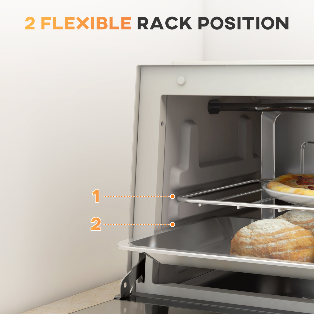 Mini Oven 9L Countertop Electric Grill with Temp Timer Control 750W