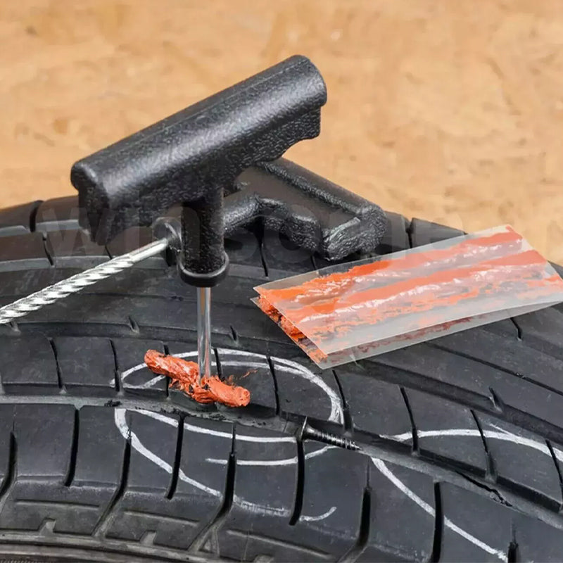 Tubeless Tyre Puncture Repair Kit, DIY Plug Kit for Car, Van and Motorbike image 4
