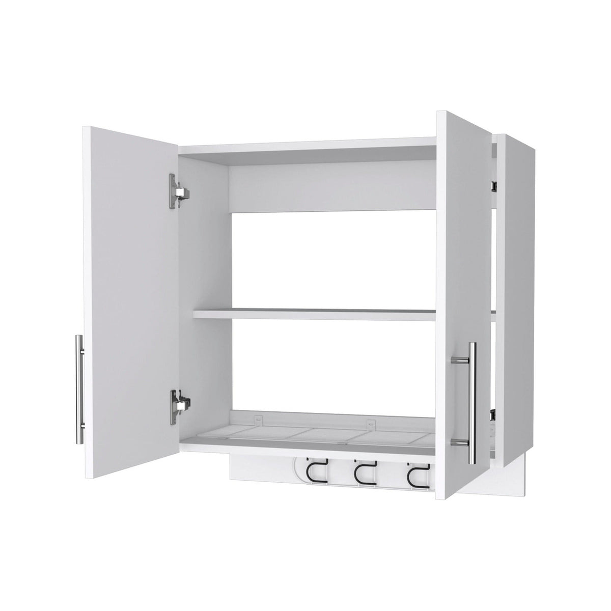26" White Accent Cabinet With One Shelf-1