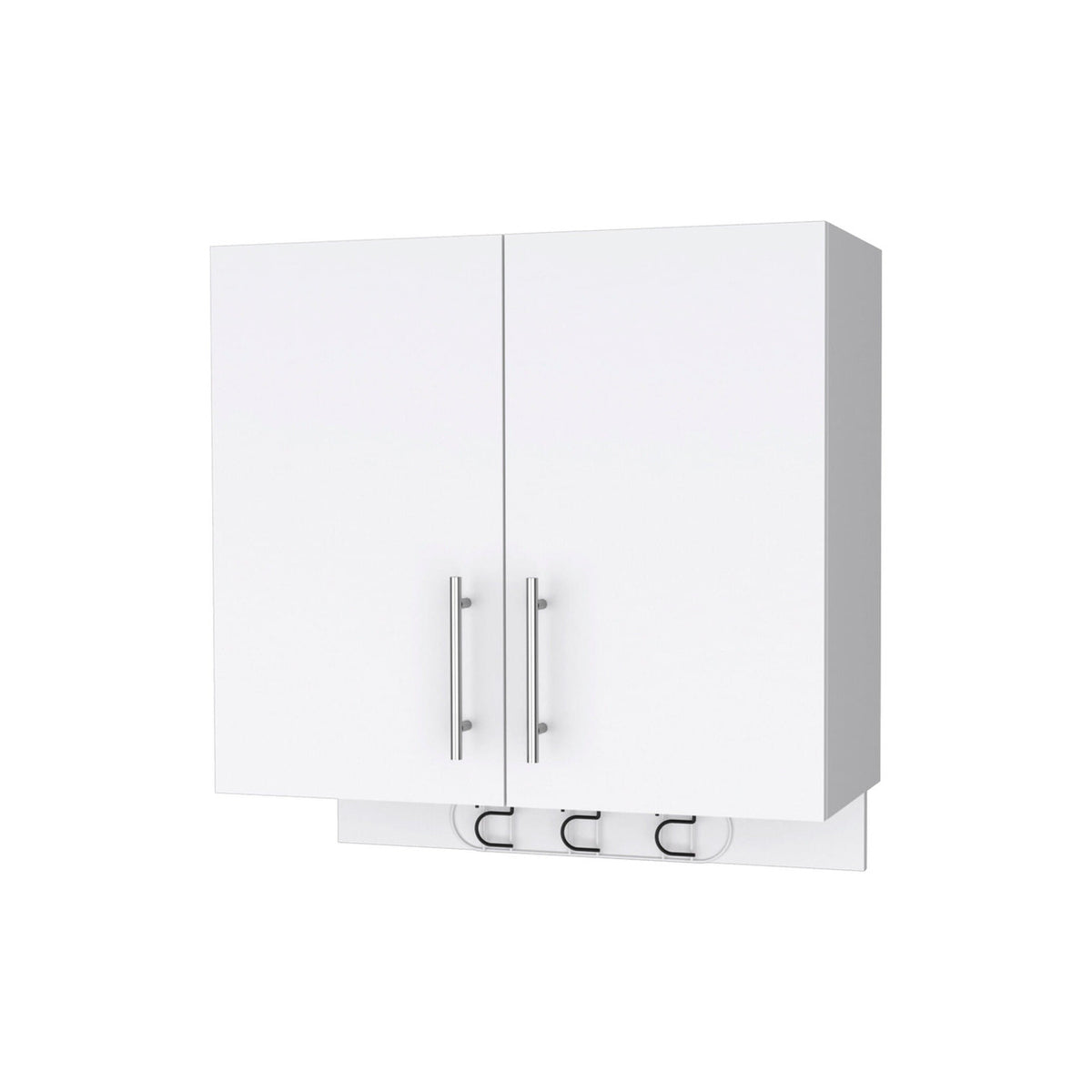 26" White Accent Cabinet With One Shelf-6