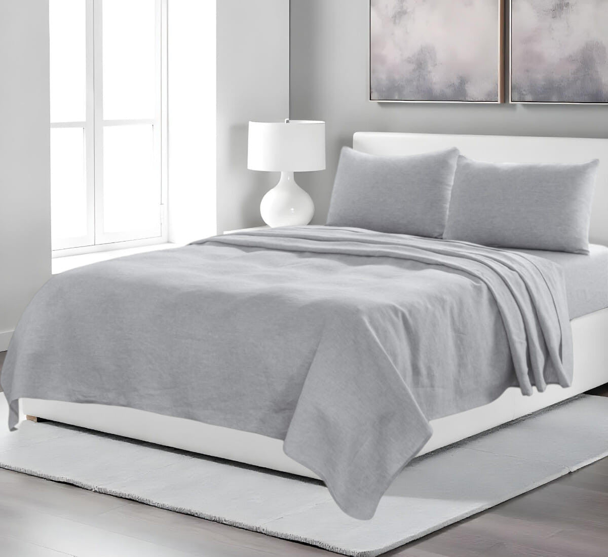 Four Piece Cloud Linen Sheet Set
