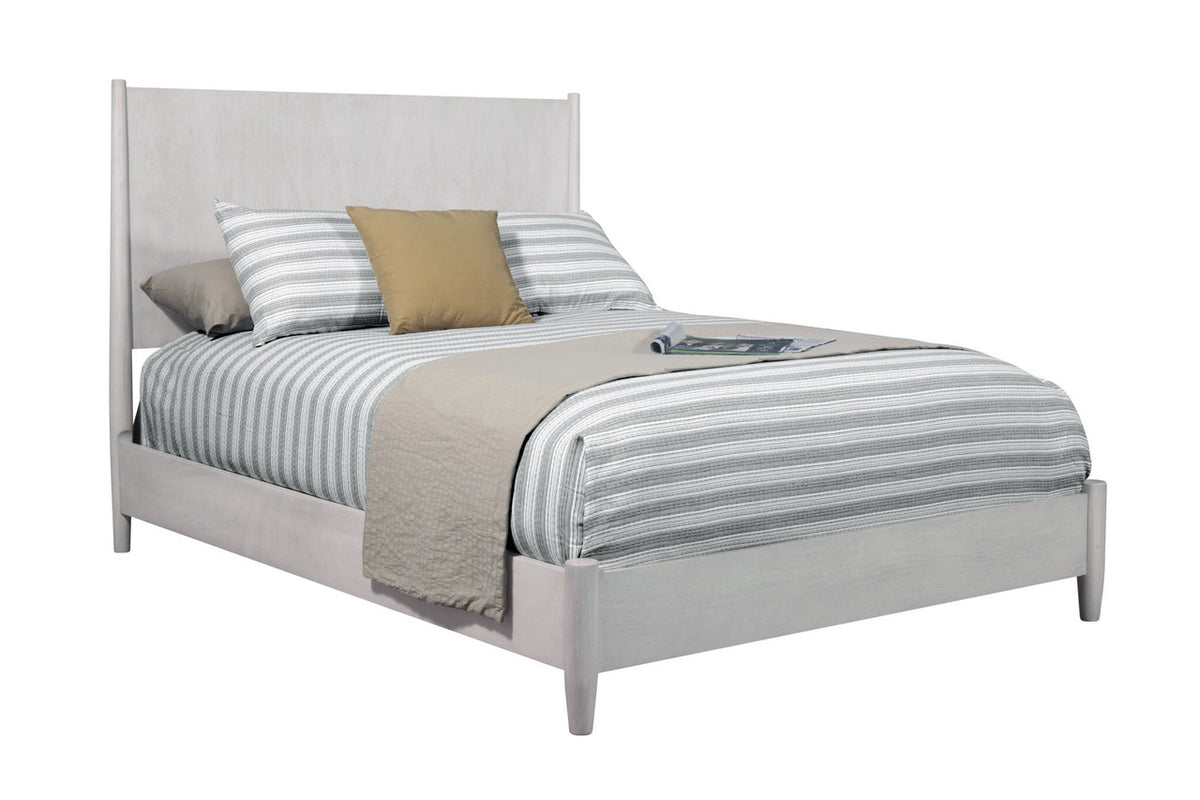 Gray Solid and Manufactured Wood King Bed-2