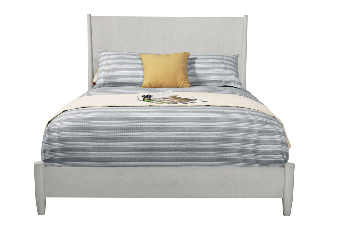 Gray Solid and Manufactured Wood King Bed-0