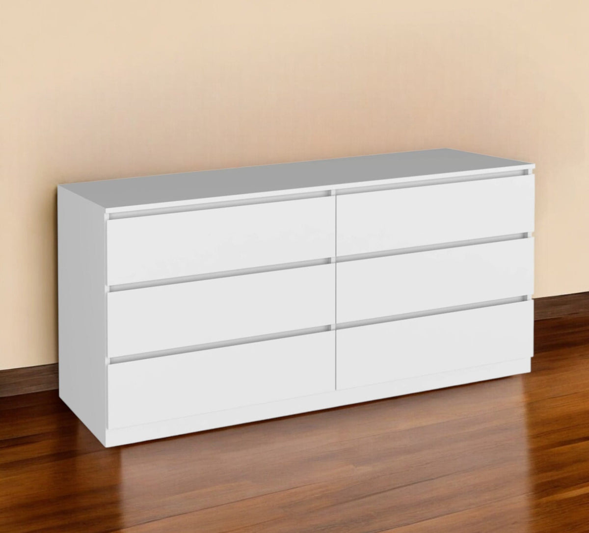 Two Piece White Bedroom Set-2