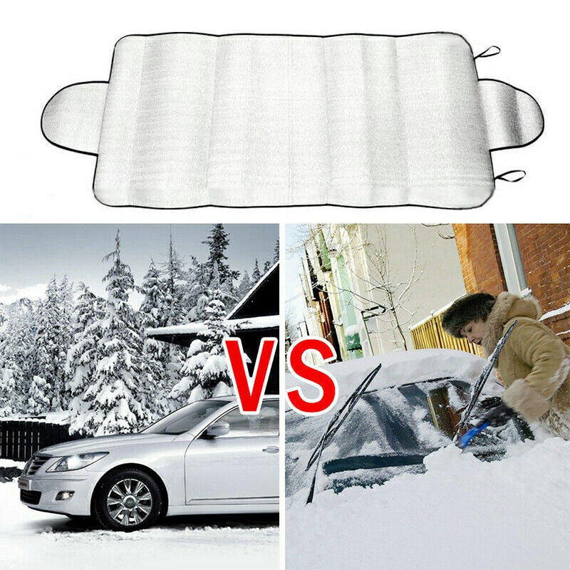 Windscreen Frost Cover, Car Front Window Ice and Snow Protector Sunshade image 4
