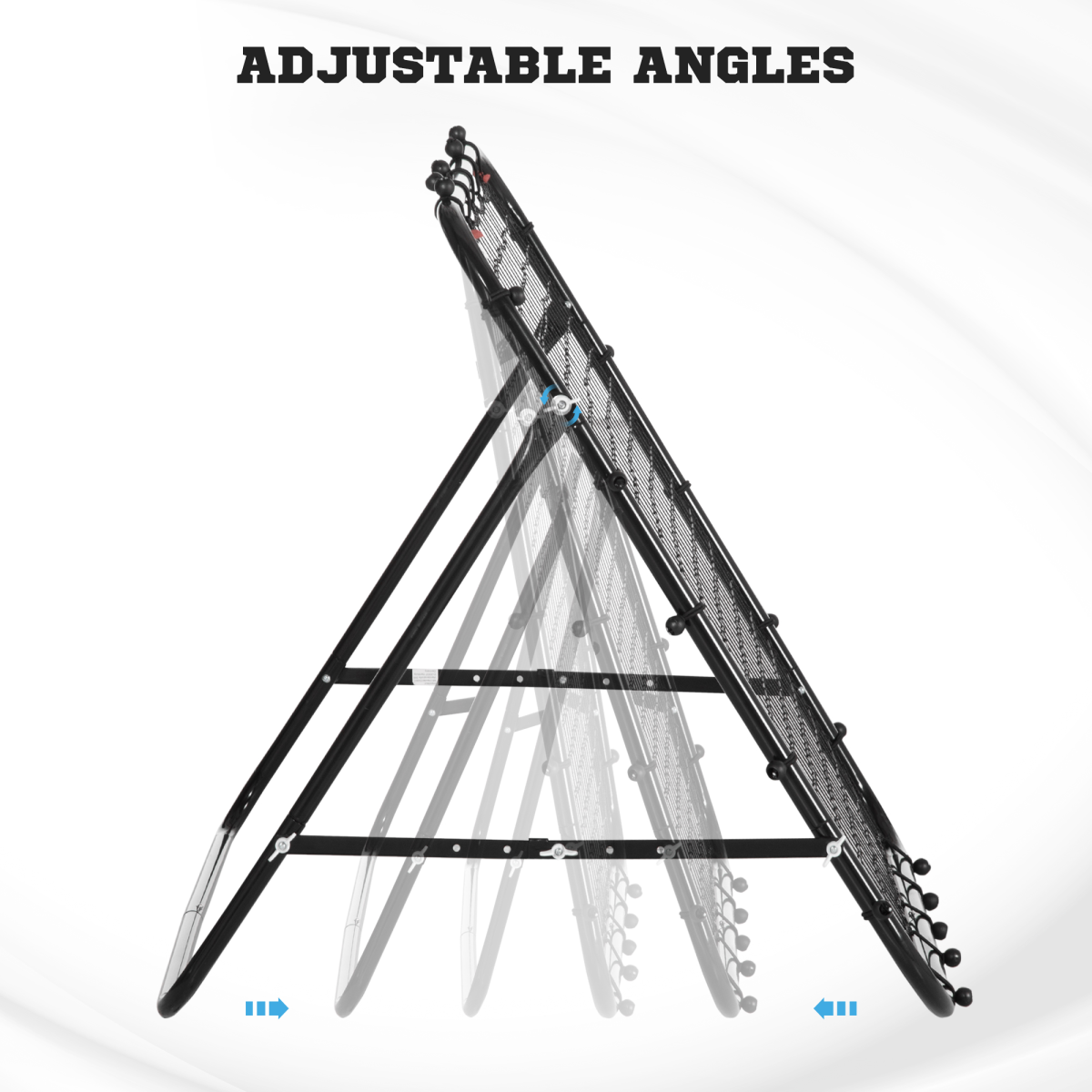 Rebounder Net Goal for Kids Adults Baseball Football Training Black