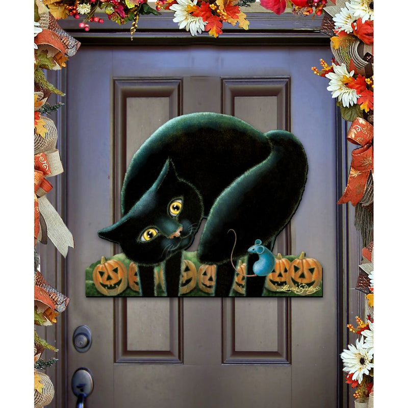 Trick or Treat Halloween Door Decor by Laura Seeley - Thanksgiving Halloween Decor - 8512056H-0