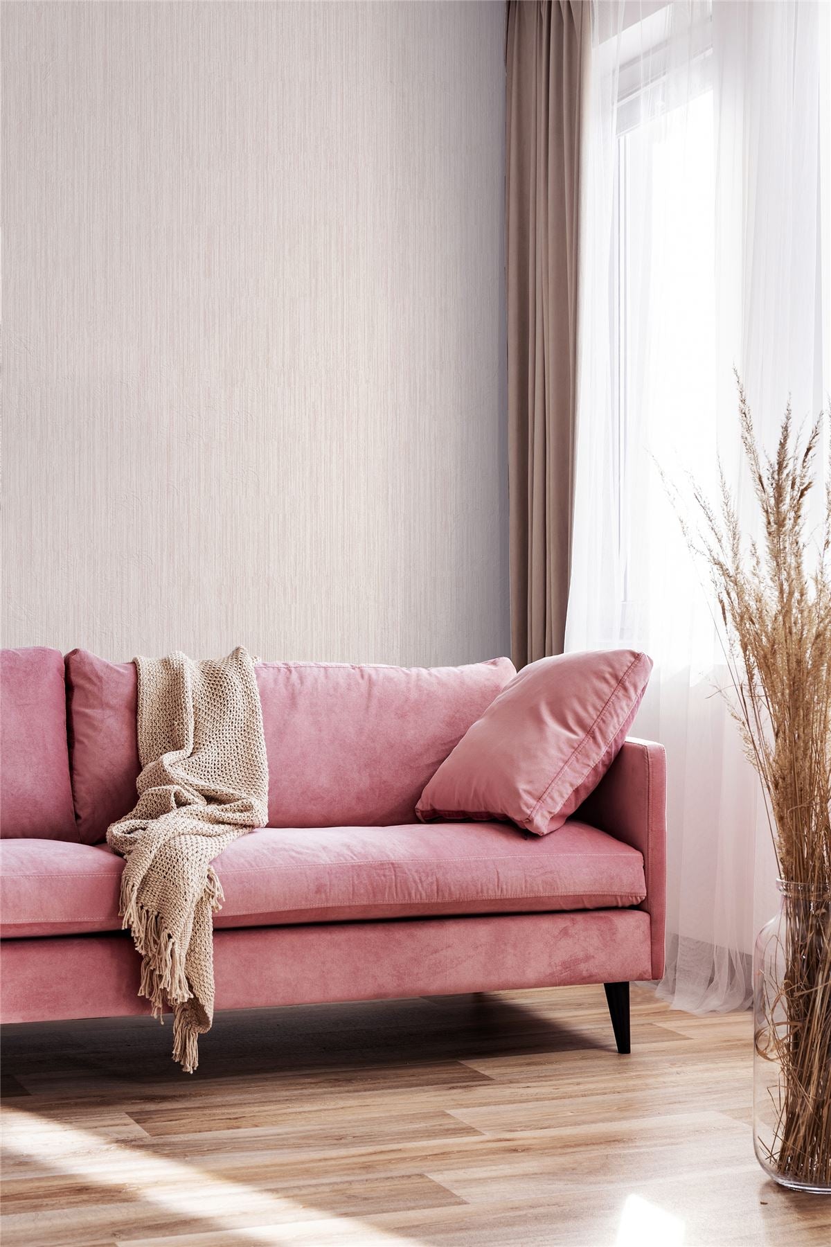 Diamond Plain Blush Wallpaper image 3