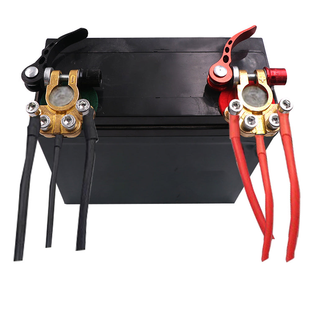 Battery Terminal Clamps 2 Pack 12V, Quick Release Connectors for Car and Caravan image 9