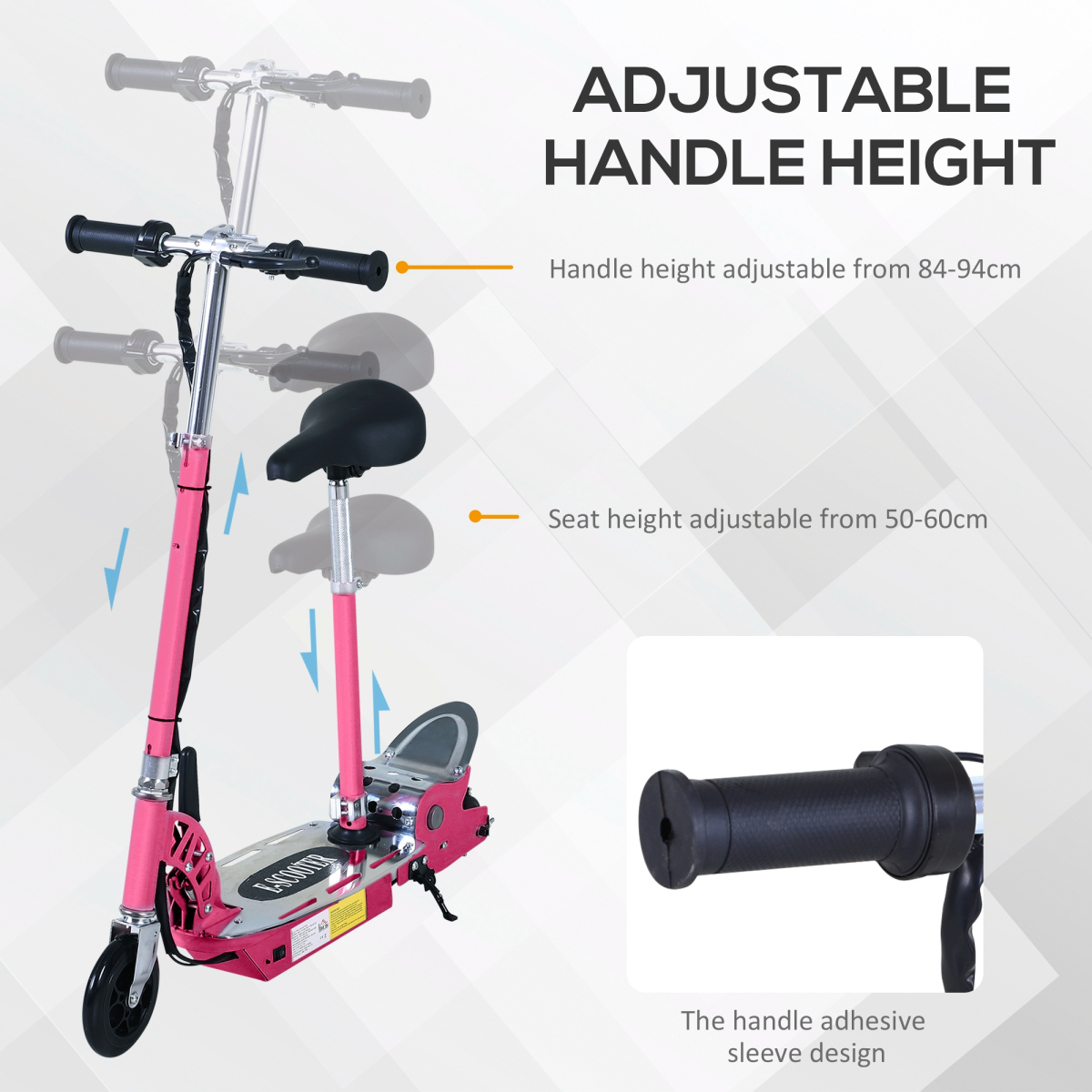 Teen Foldable Electric Scooter Electric Battery 120W with Brake Kickstand