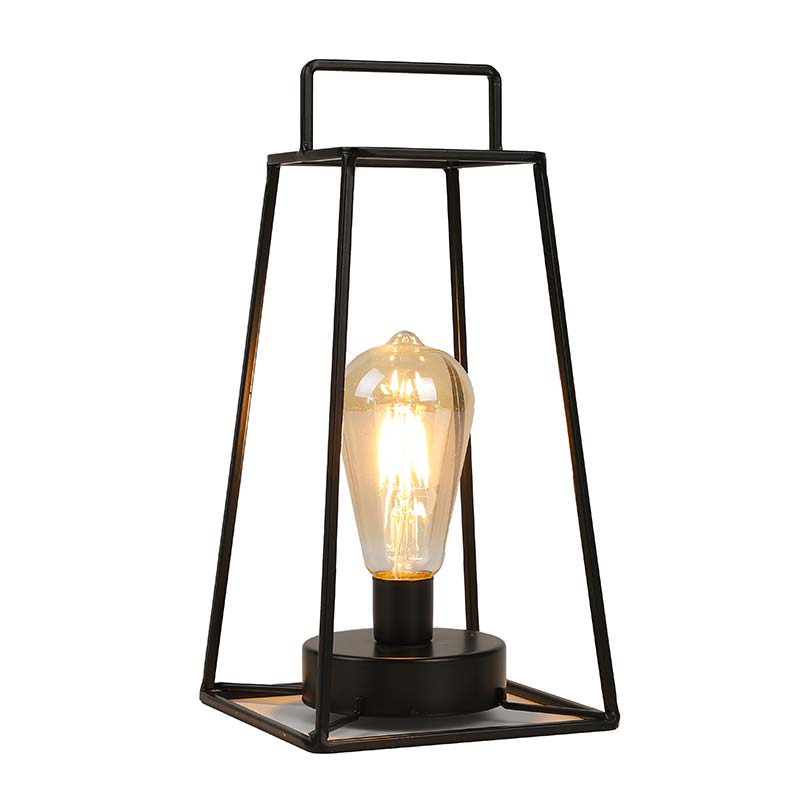 12''H Retro Style Geometric Table Lamp-1