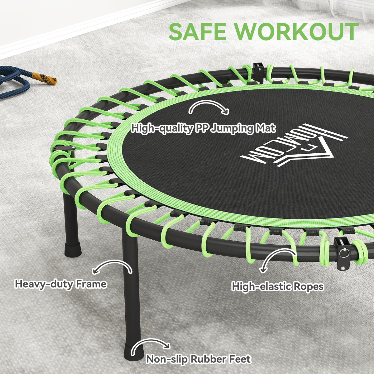Trampoline Outdoor Bouncer Jumper Adjustable Handle