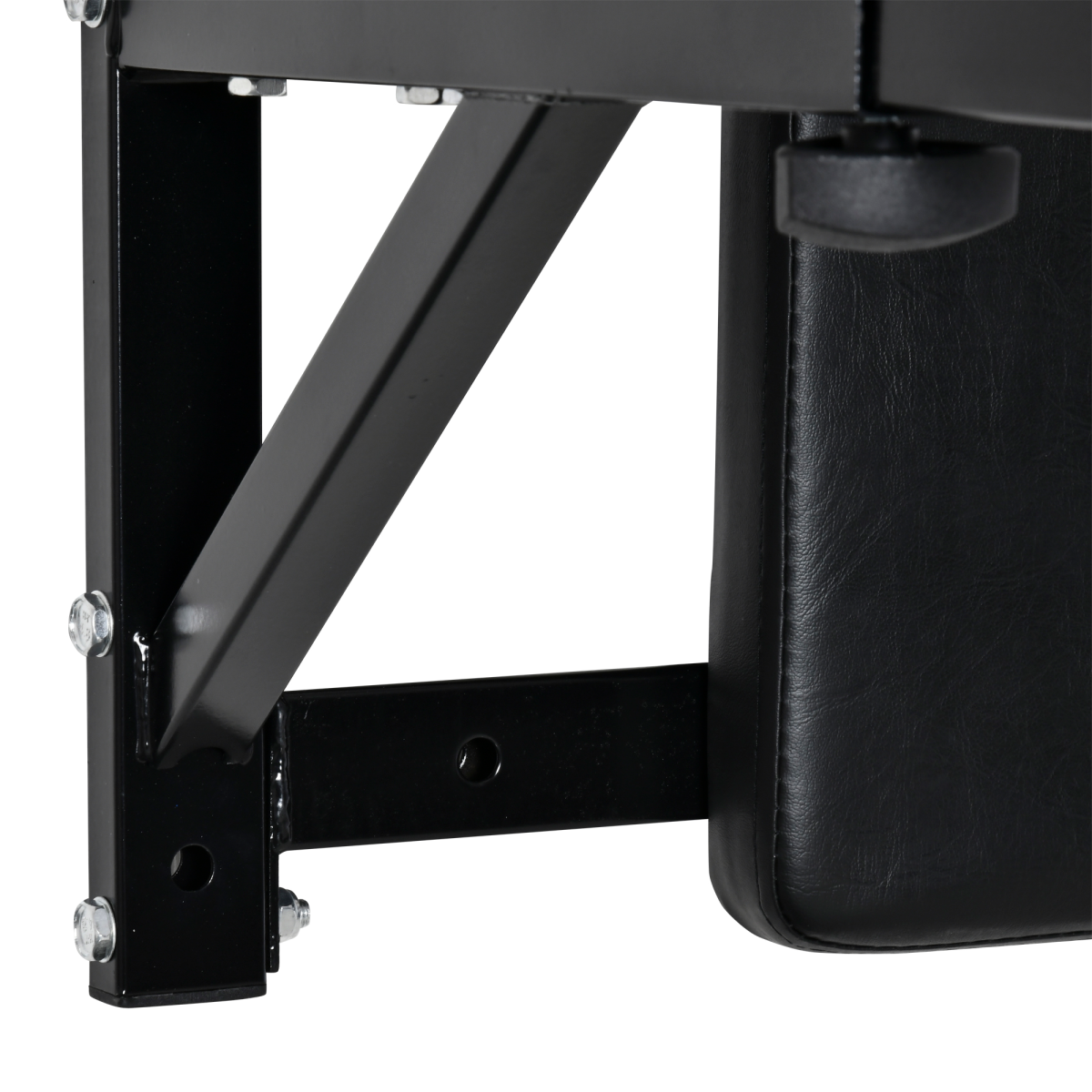 Gym Rack Dip Station Wall Mounted AB Knee Leg Raise Pull Up Fitness