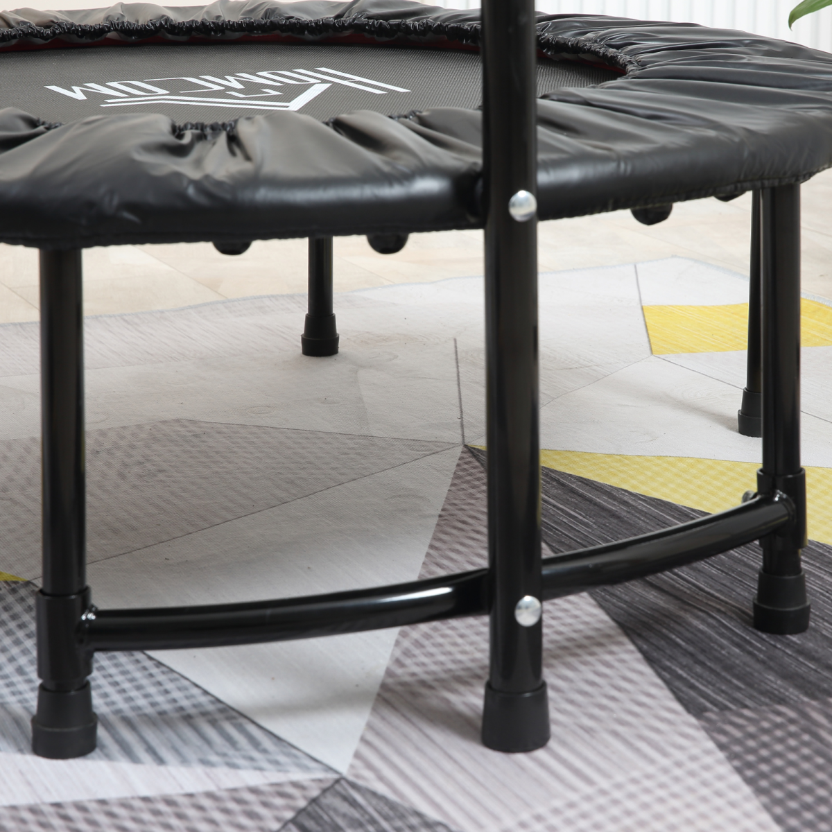 40'' Kids Mini Trampoline, Adult Rebounder Jumper with Handle Fitness