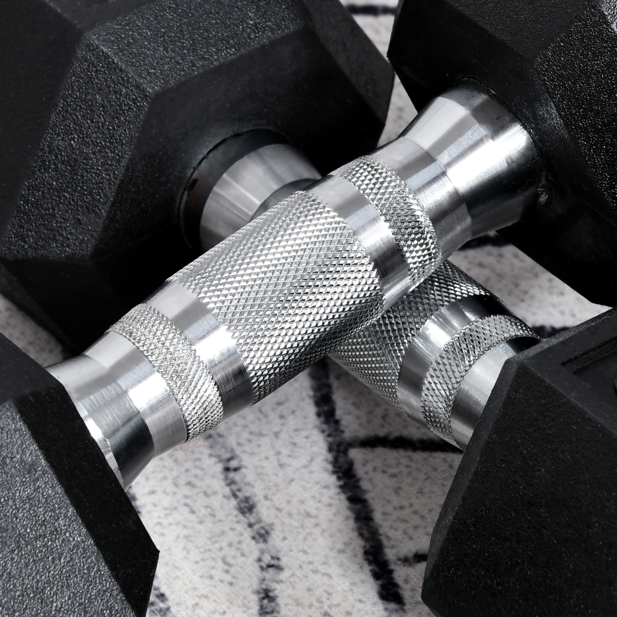 Hexagonal Dumbbells Kit Weight Lifting Exercise for Home Fitness 2x6kg