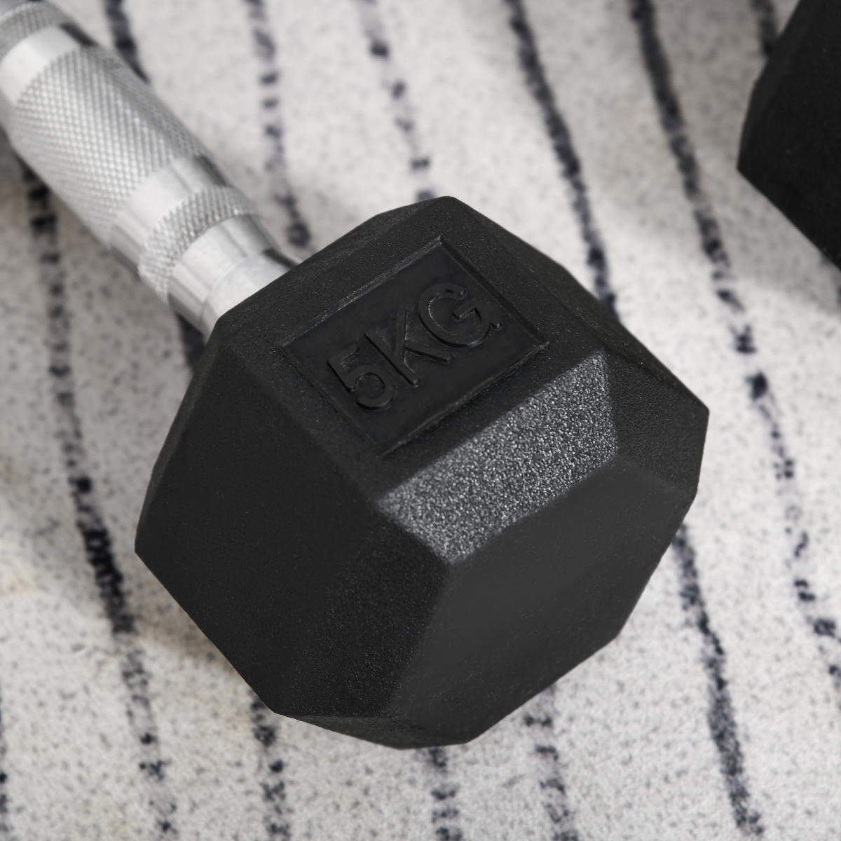 Hexagonal Dumbbells Kit Weight Lifting Exercise for Home Fitness 2x5kg
