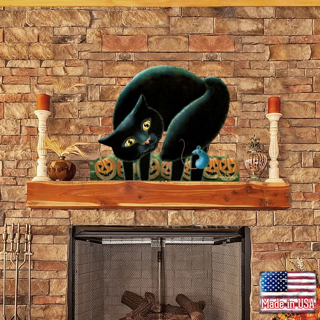 Trick or Treat Halloween Door Decor by Laura Seeley - Thanksgiving Halloween Decor - 8512056H-2