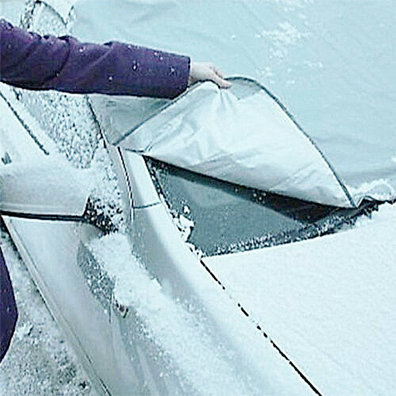 Windscreen Frost Cover, Car Front Window Ice and Snow Protector Sunshade image 5