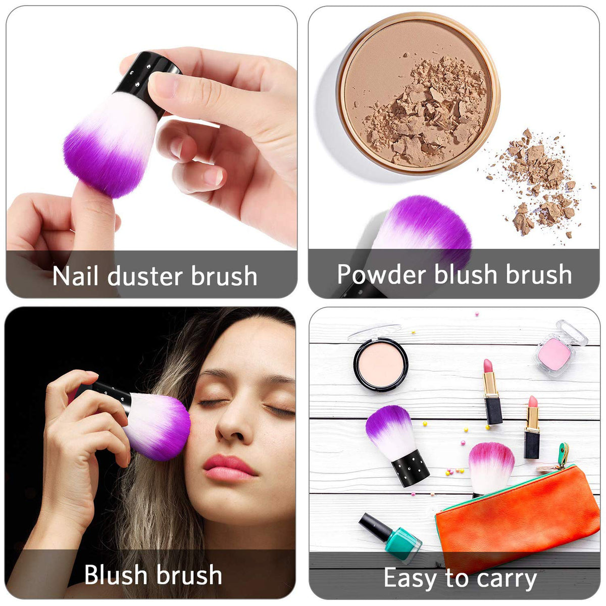Nail Dust Remover Brush, 1 pc-4