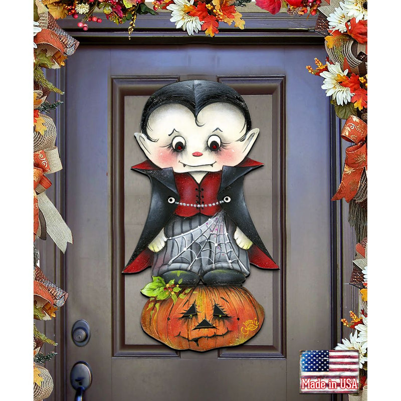Dracula Halloween Door Decor by Jamie Mills-Price - Thanksgiving Halloween Decor - 8457401H-0