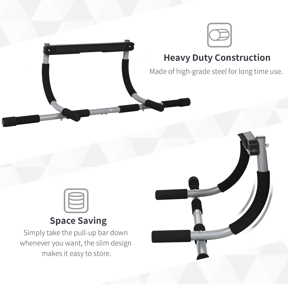 Indoor Fitness Door Horizontal Bar Pull-ups Home Gym Upper Body Workout